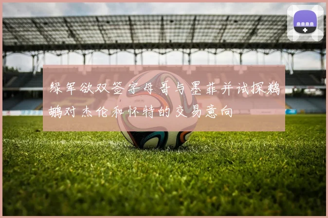 绿军欲双签字母哥与墨菲并试探鹈鹕对杰伦和怀特的交易意向